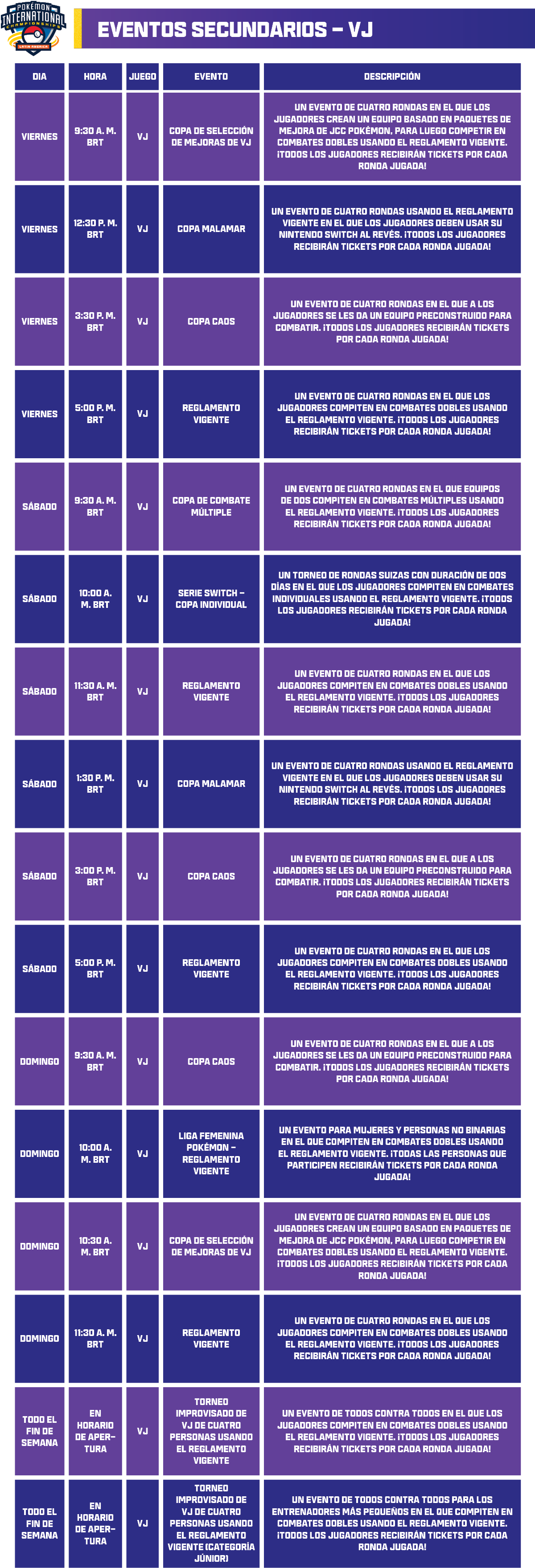 Pokémon Scarlet and Pokémon Violet Side Events