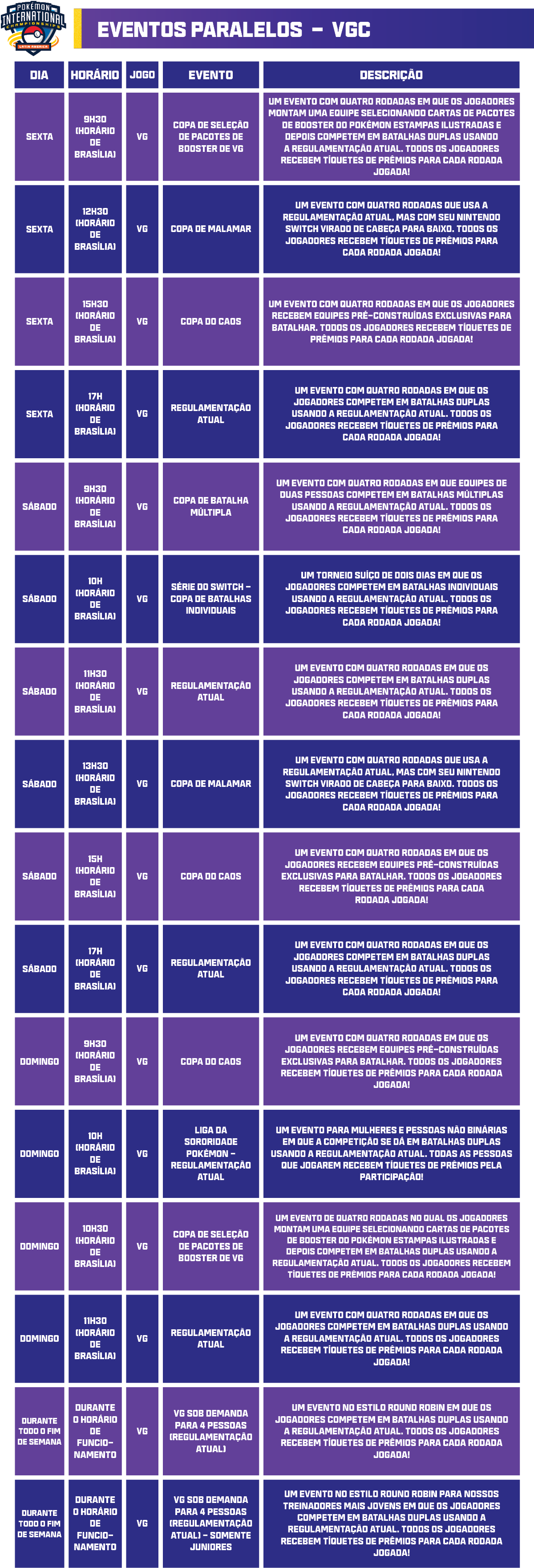 Pokémon Scarlet and Pokémon Violet Side Events